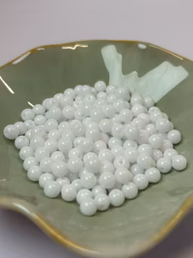 Baking paint glaspärlor, Daffodil, 5mm (ca 100st)