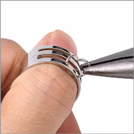 Platt Tång med rundad tipp smidigt verktyg för smyckestillverkning
