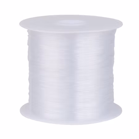 20 meter rulle med 0,5mm transparent stum fiskelina av nylon.