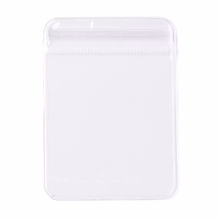 Smyckesficka i PVC, 7x5cm, zippåse (20st)