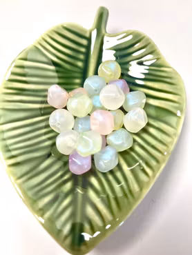 Självlysande biconer, akryl, pastell, 13,5mm (20st)