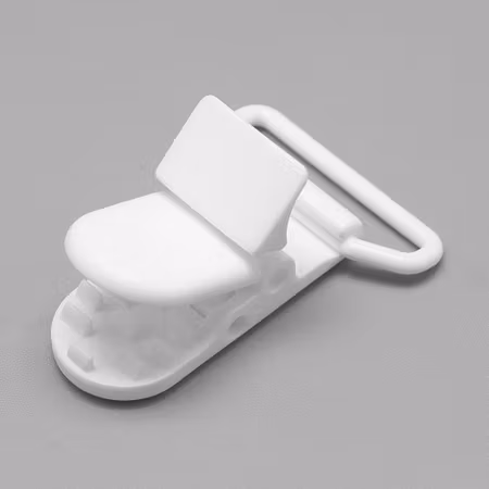 Fäste för napphållare, vit ekovänlig plast (2st)