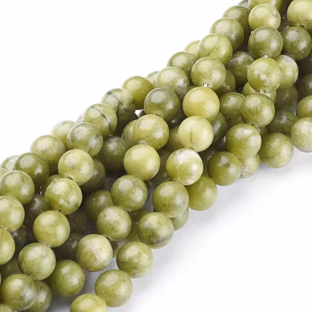 Sträng med äkta naturlig taiwan Jade, 8mm (46st)