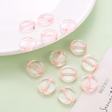 Bas för att göra egna fancypärlor till penna, akryl, 16mm  (10st)