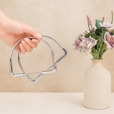 Handtag för handgjord väska, D-shape (2st)