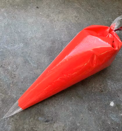 Matt flufflim, tomteröd, 100ml, decoden, cream glue