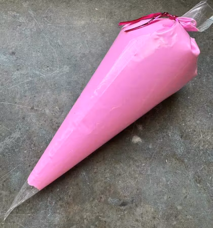 Matt flufflim till decoden, hot pink (100ml)