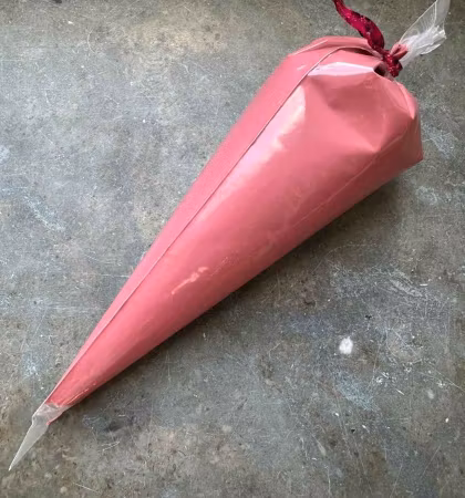 Matt flufflim, dark mauve, 100ml, decoden, cream glue