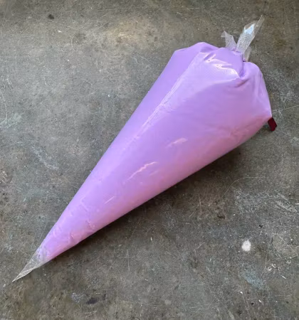 Matt flufflim, orchid, 100ml, decoden, cream glue