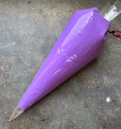 Matt flufflim till decoden, purple heart (100ml)