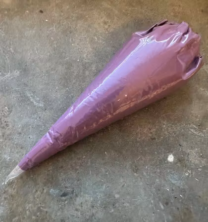 Matt flufflim, plommon, 100ml, decoden, cream glue