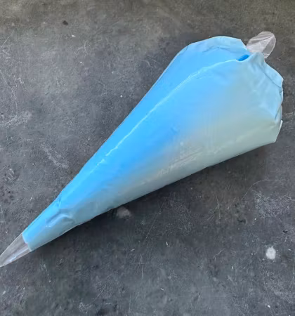 Matt flufflim, himmel, 100ml, decoden, cream glue