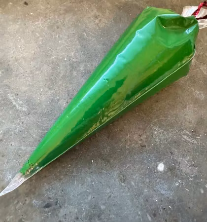 Matt flufflim, mossa, 100ml, decoden, cream glue