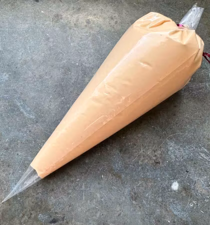 Matt flufflim, sand, 100ml, decoden, cream glue