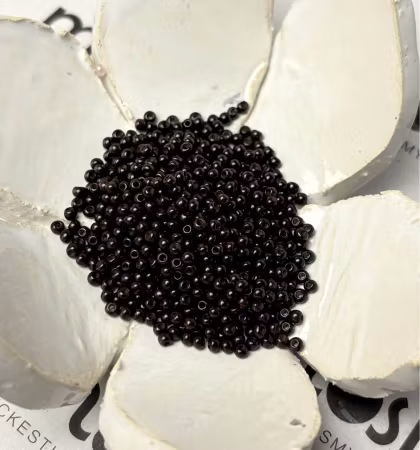 Seed beads av glas, jämna klass A, Mörk Brun 12/0, 2x1.5mm (20g)