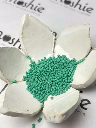 Seed beads av glas, jämna klass A, spring green, 12/0, 2x1.5mm (20g)
