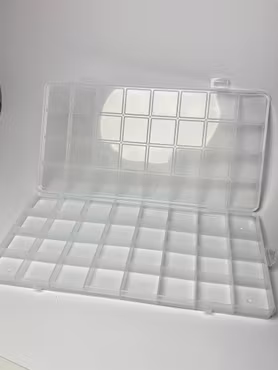 Förvaringsask låg, 32 fack, 26x13.3x1.4cm (st)