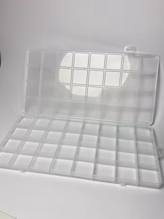 Förvaringsask låg, 32 fack, 26x13.3x1.4cm (st)