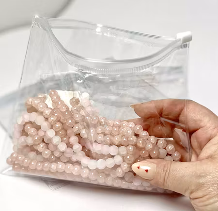 Plastficka med dragkedja - 5st - 15x18cm