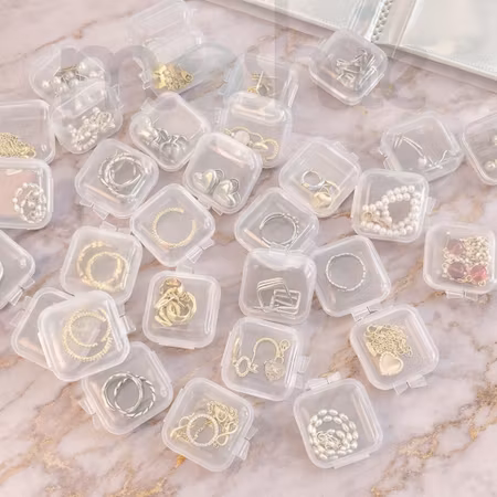 Set med små förvaringsaskar 3,5cm 10st