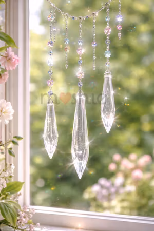 Prisma av slipat glas till solfångare 60mm 1st