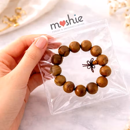 Smyckesficka i PVC med dragkedja 12cm x 12cm 5st