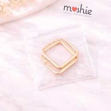 Smyckesficka i PVC med dragkedja 8x8cm 10st