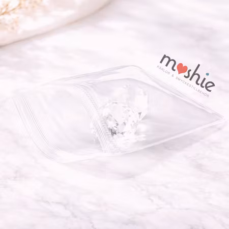 Smyckesficka i PVC zippåse 10x7cm 10st