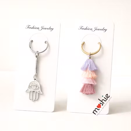 Display för hängsmycke eller nyckelring 10st