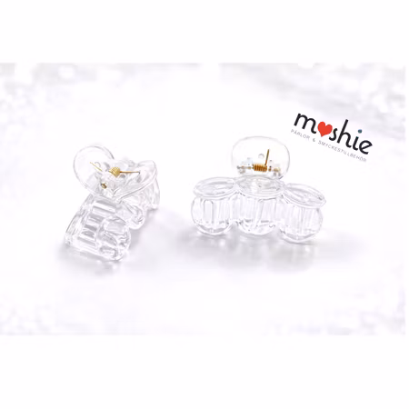 Söt liten rund hårklämma att dekorera 5cm