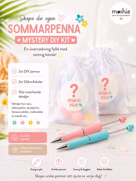 Mystery bag med Skapa din egen sommarpenna DIY-kit