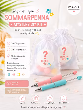 Mystery bag med Skapa din egen sommarpenna DIY-kit