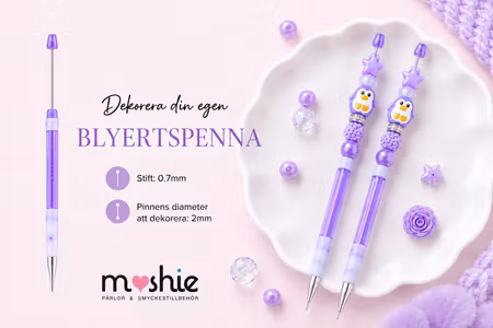 Blyertspenna att dekorera själv DIY lila 0.7mm