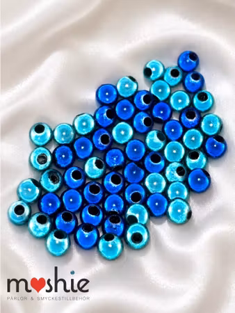 Reflexpärlor 6mm Ocean mirakelpärlor 50st