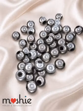 Reflexpärlor 6mm silver Mix mirakelpärlor 50st