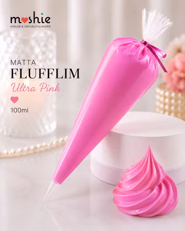 Matt flufflim Ultra pink 100ml decoden creme glue