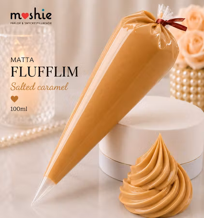 Matt flufflim Salted caramel 100ml decoden creame glue