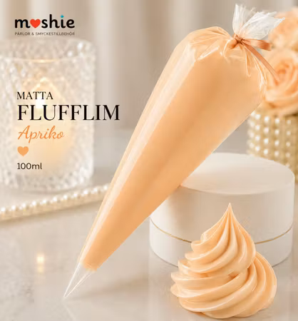 Matt flufflim aprikos 100ml decoden cream glue