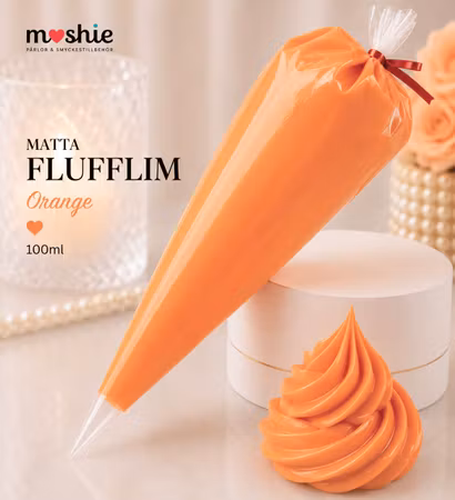 Matt flufflim orange 100ml decoden cream glue