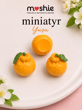 Yuzu miniatyr av resin 20mm miniatyr