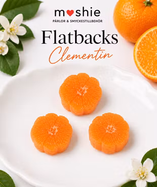 Flatbacks clementinskivor 20mm 1st