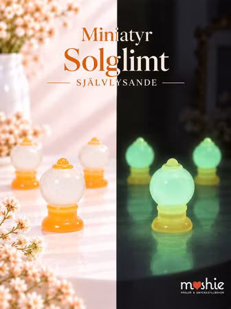 Miniatyr självlysande kula på fot 19mm
