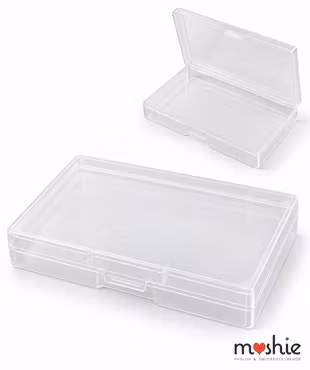 Förvaringsask rektangulär med klicklock 12,5x8,5x2cm