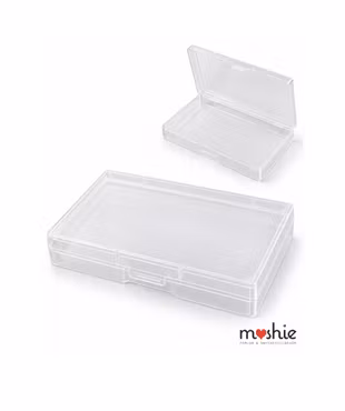 Förvaringsask rektangulär med klicklock 10,5x7,5x2cm