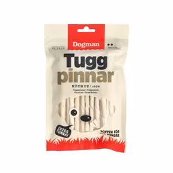 Dogman Tuggpinnar Vit XS 12.5 cm 30 P