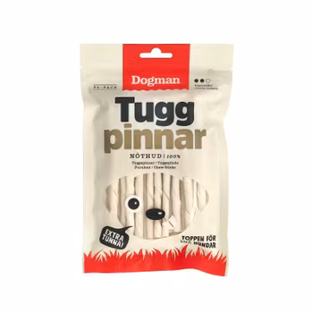 Dogman Tuggpinnar Vit XS 12.5 cm 30 P