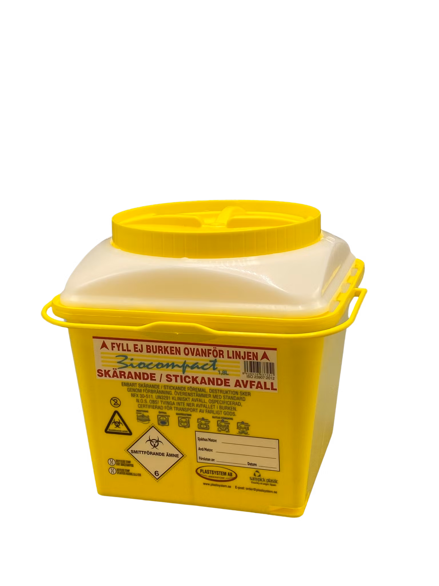 Artnr: 8619 Kanylburk Biocompact 1,8 l
