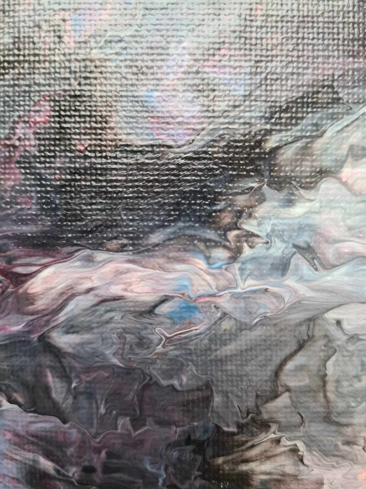 Canvastavla Akryl Acrylic Pouring - www.bellebi.se