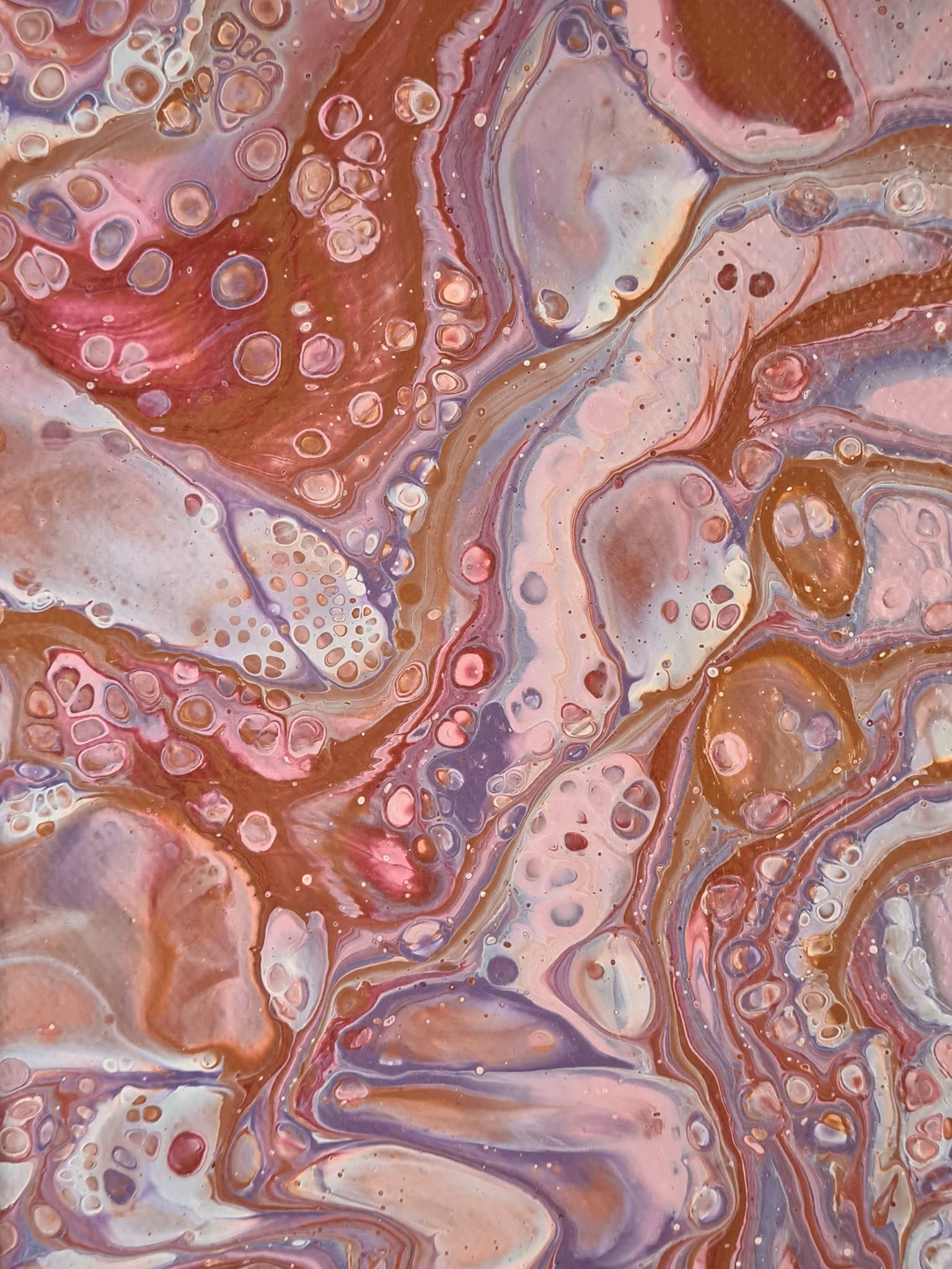 Canvastavla Akryl Acrylic Pouring - www.bellebi.se