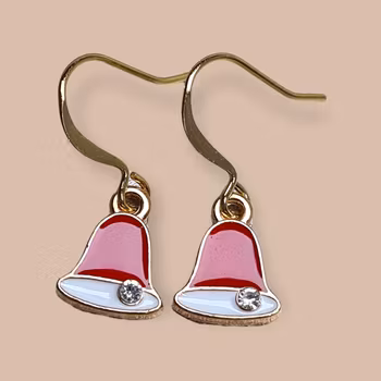 Jul - Örhängen med  julklockor